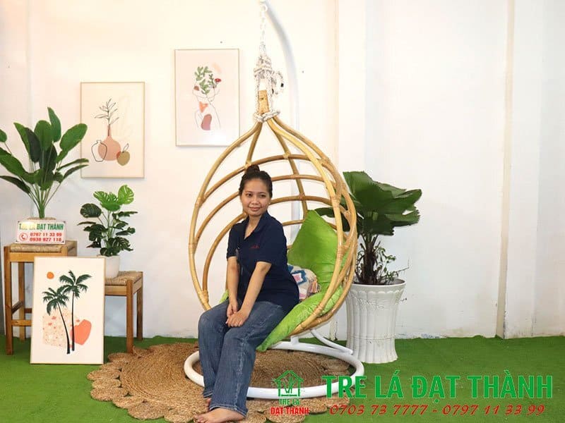 Ghế Mây Đung Đưa - GMDD003